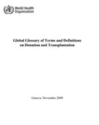 Global Glossary transplantation cover