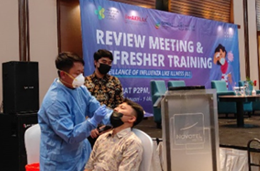 ILI sentinel surveillance training participants.