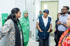 Regional Director, Saima Wazed, visited the Faafu Atoll PHC Demonstration Site, Maldives