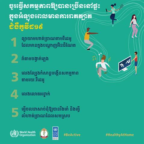 Infographic visualising the recommended advice.